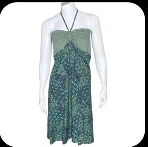 Patagonia halter dress tie neck